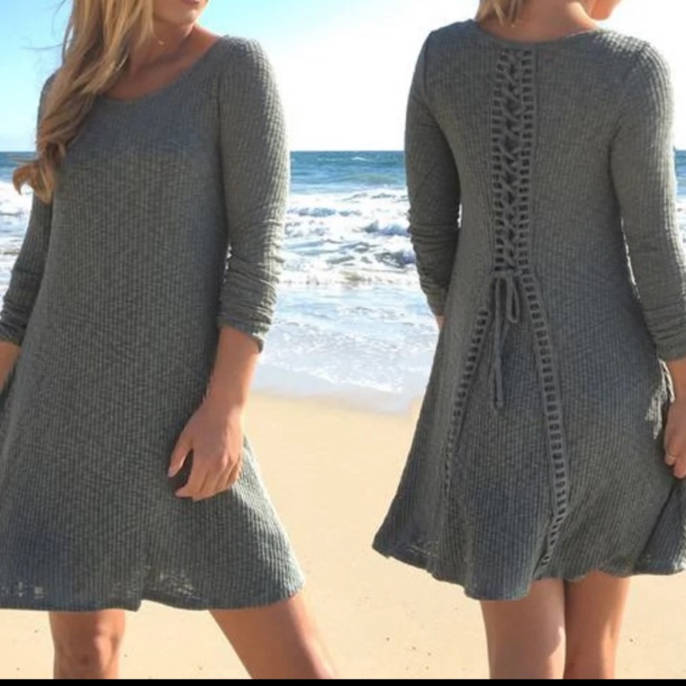 Olive green dress